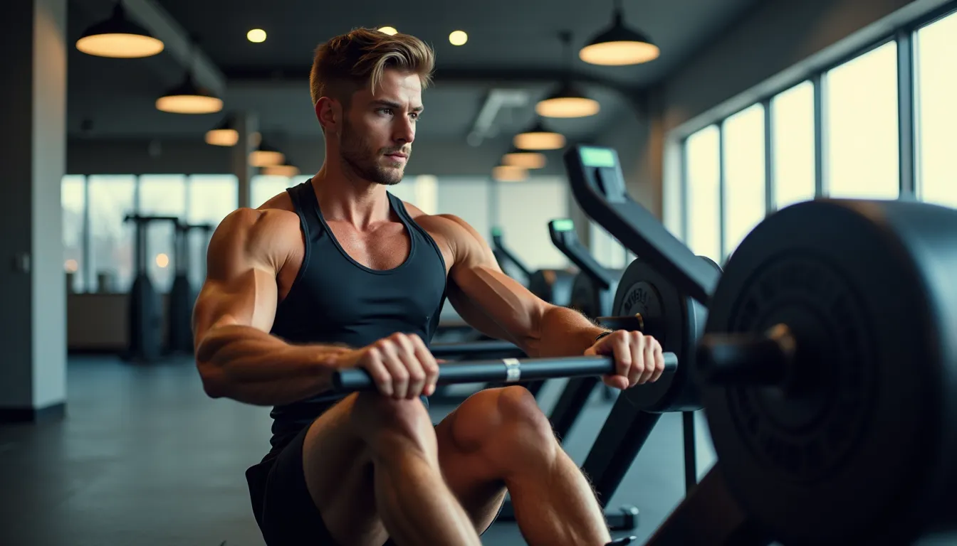 Musculation et rameur : comment développer 85% de vos muscles en une séance