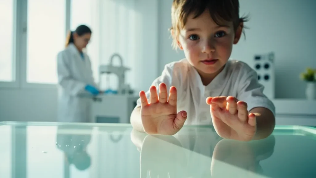 Enfant qui transpire beaucoup des mains : hyperhidrose et solutions adaptées
