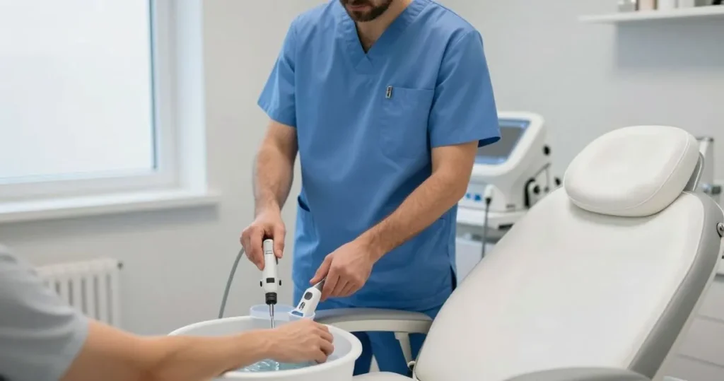 Iontophorèse au glycopyrrolate : traitement renforcé de l'hyperhidrose résistante