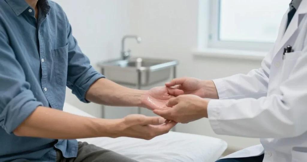 Hyperhidrose et travail : gérer la transpiration excessive en milieu professionnel