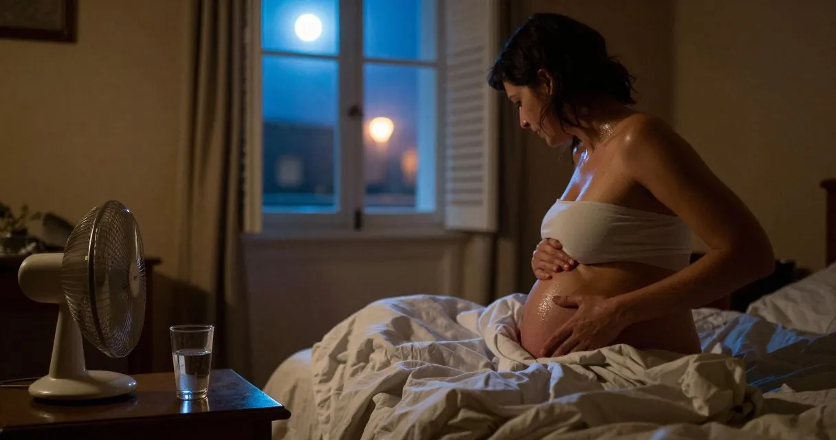 Sueurs nocturnes pendant la grossesse : causes, solutions et ce qui est sans danger
