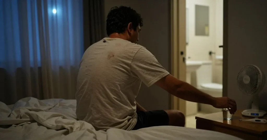 Sueurs nocturnes chez l'homme : causes, signaux d'alerte et quand consulter