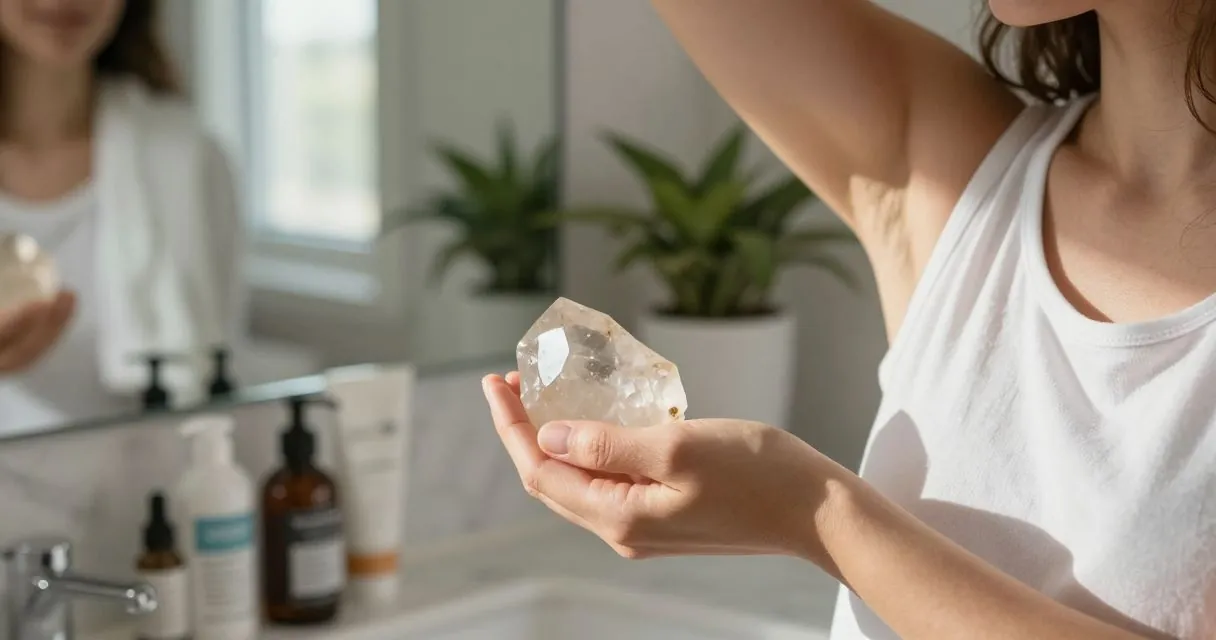 Pierre d'alun contre la transpiration : efficace ou mythe ? Ce qu'elle contient vraiment