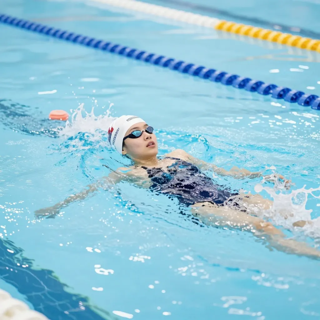 Natation, piscine et hyperhidrose
