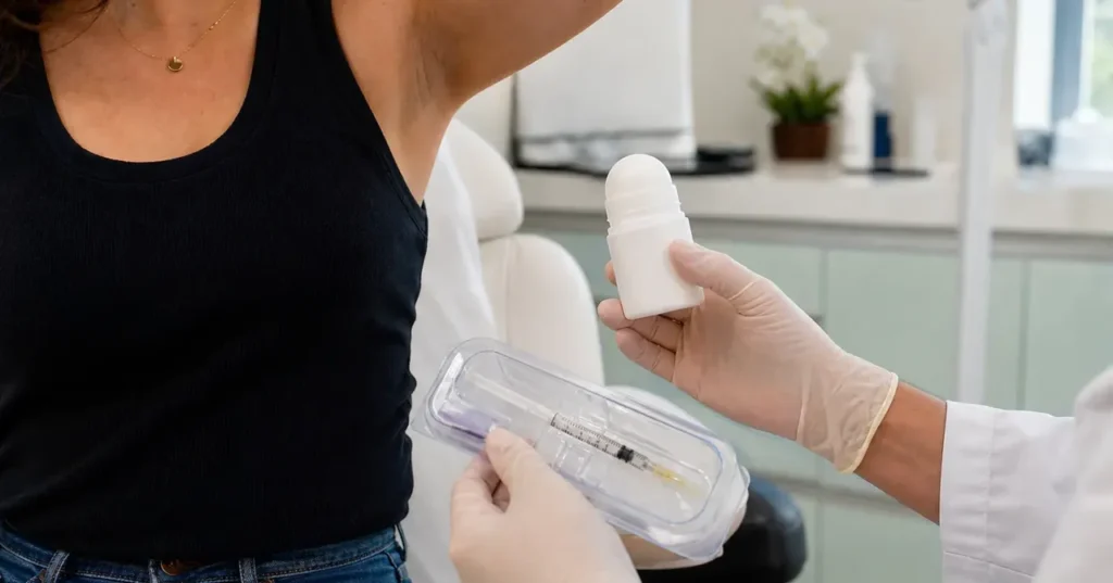 Botox ou détranspirant renforcé