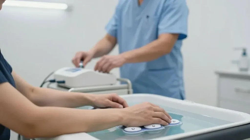 Iontophorèse : combien de séances par semaine en induction et en entretien ?