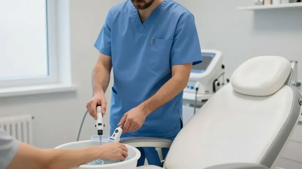 Iontophorèse au glycopyrrolate : traitement renforcé de l'hyperhidrose résistante