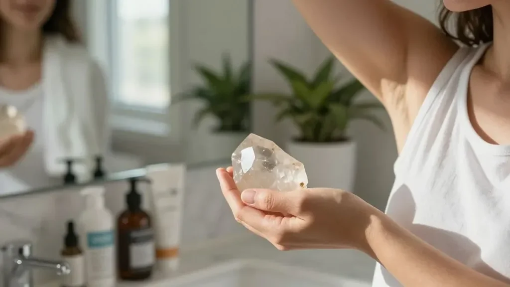 Pierre d'alun contre la transpiration : efficace ou mythe ? Ce qu'elle contient vraiment