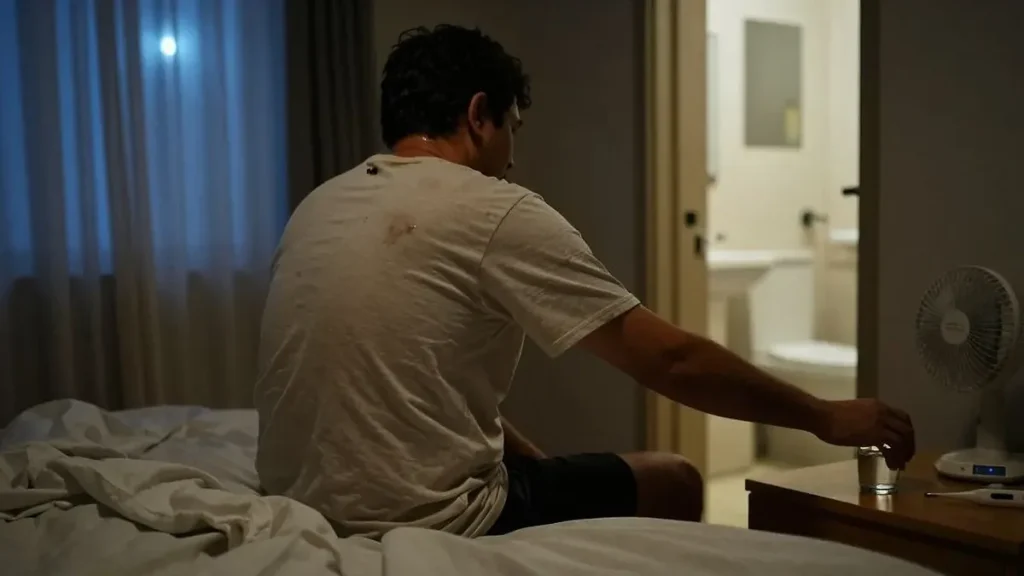 Sueurs nocturnes chez l'homme : causes, signaux d'alerte et quand consulter